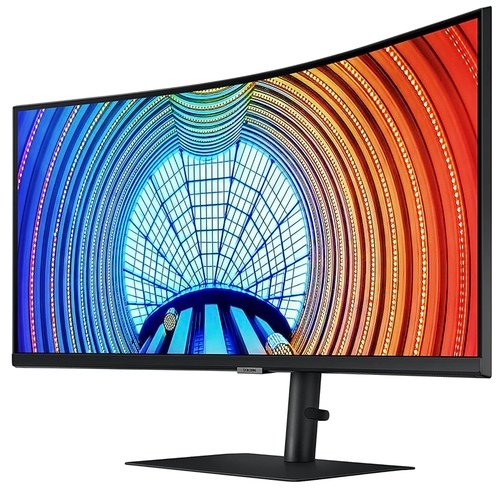 Samsung Ultra WQHD Monitor S6U S34A650UXU, 34 inch, VA Panel, UWQHD Resolution, AMD FreeSync, Curvature 1000R, Image Refresh Rate 100Hz, Response Time 5ms, Black [Energy Class G]