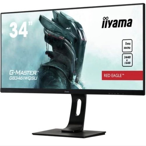 iiyama G-Master Red Eagle GB3461WQSU-B1 34″ ADS-IPS LED Monitor, UWQHD, 144Hz, Black [Energy Class G]