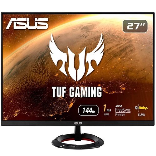 ASUS TUF Gaming VG2791QR 68.58 cm (27 inch) monitor (Full HD, 144Hz, FreeSync Premium, Shadow Boost, 1ms response time, HDMI, DisplayPort) black [Energy Class F]