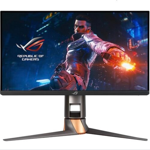 ASUS ROG Swift PG259QN 360Hz 62.23cm (24.5″) eSports gaming monitor (Full HD, Fast IPS, Nvidia G-Sync, HDR, HDMI, DisplayPort, 1ms response time) black [Energy Class F]