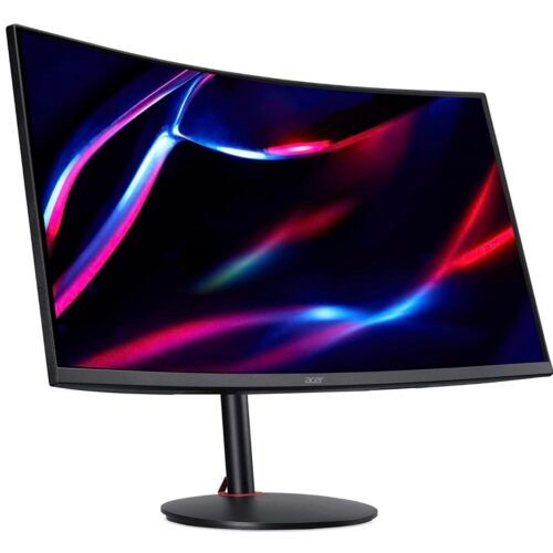 Acer Nitro ED320QRS Gaming Monitor 31.5″ (80cm screen) Full HD, 165Hz DP, 144Hz HDMI, 1ms(VRB), 2xHDMI 1.4, DP 1.2, Curved, HDMI/DP FreeSync Premium, black [Energy Class F]