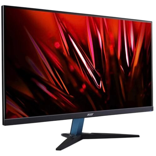 Acer Nitro KG272U Gaming Monitor 27 inch (69cm screen) WQHD, 75Hz, 1ms (G2G), 2xHDMI 1.4, DP 1.2a, HDMI/DP FreeSync, black/blue [Energy Class A]