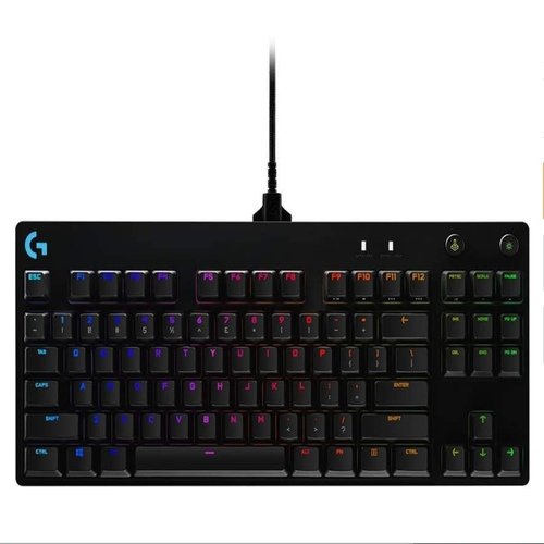 Logitech G, PRO mechanical gaming keyboard, design without numeric keypad, perfect for on-the-go, schwarz