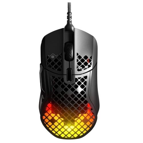 SteelSeries Aerox 5 Gaming Mouse – Ultra Lightweight 66g – 9 Programmable Buttons – IP54 Water Resistance – PC/Mac – FPS, MOBA, Battle Royale, MMO, RPG