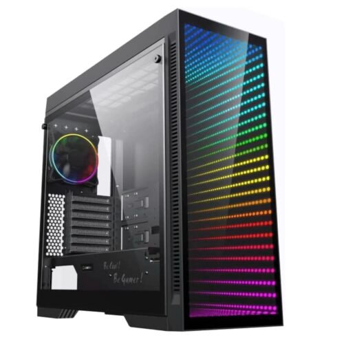 GameMax Abyss ARGB PC Gaming Case E-ATX | Black