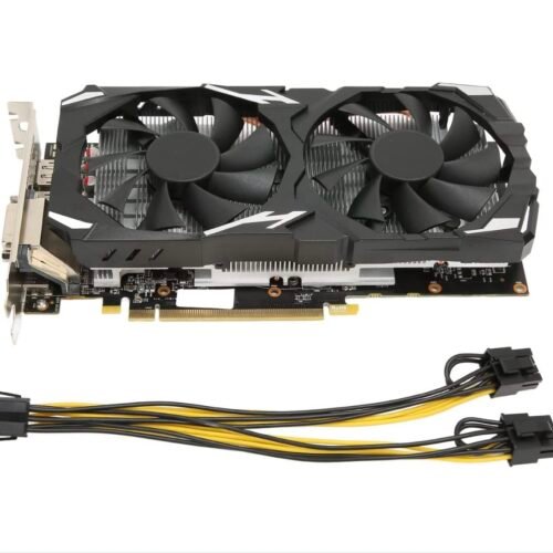 RX 580 8GB GDDR5 Gaming Graphics Card,3.0 2 Gaming Graphics Card,IceStorm 2.0 Cooling,Active Fan Control,Fan Freezing,Accessories for Dual Desktop Fan Computers